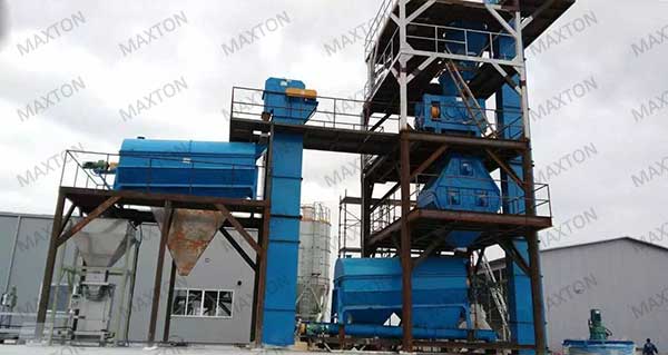 dry granulating equipment system for formula fertilizer NPK