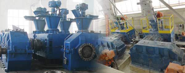 hydraulic double shaft roller briquetting press