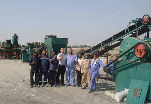 roller briquette plant in Middle East