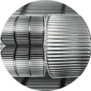 two types of roll pocket for compacting